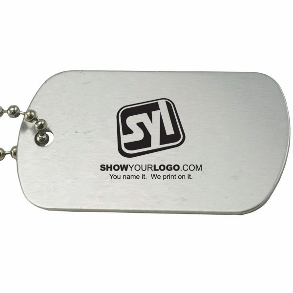 Dog Tags on Chain - VirtualSample