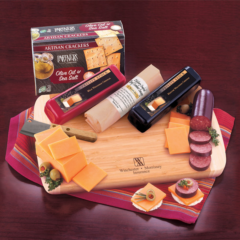 Wisconsin Variety Package with Bamboo Cutting Board - Wisconsin Variety Package