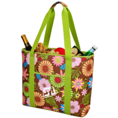 Extra Large Insulated Cooler Tote – 30 Cans - XLinsulatedcoolertoteFloral