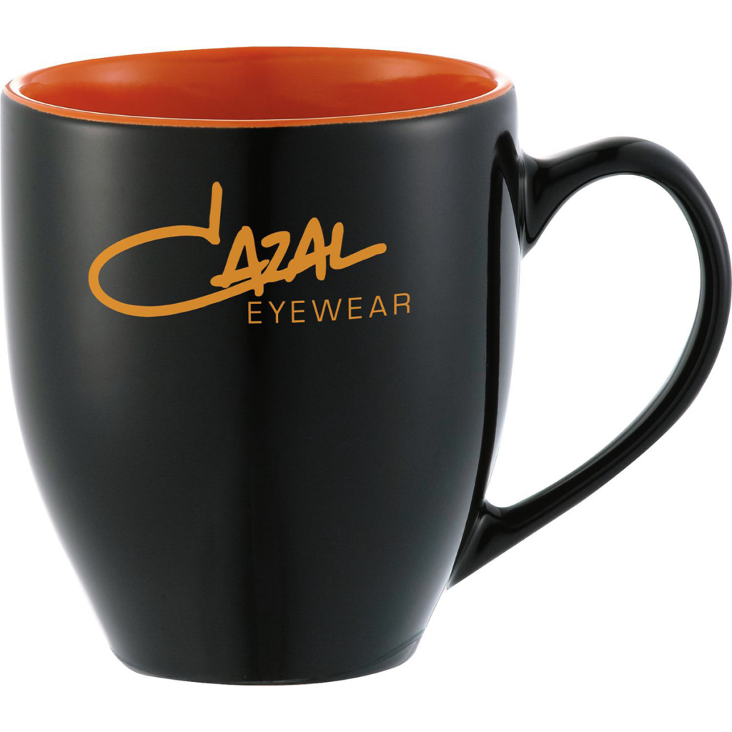 Zapata Electric Mug – 15 oz - Zapata Electric Mug 8211 15 oz 8211 Black-Orange