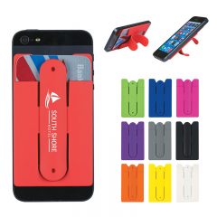 Silicone Phone Wallet with Stand - Group
