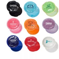 Plush Round Aqua Pearls™ Hot/Cold Pack - Colors