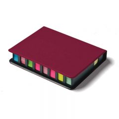 Euro Cover Sticky Notes Set - Maroon