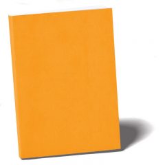 Soft Cover European Perfect-bound Journal – 6.75″ x 9.5″ - Golden Orange