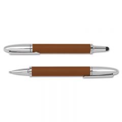 Euro Wrapped Stylus Pen - Light Brown