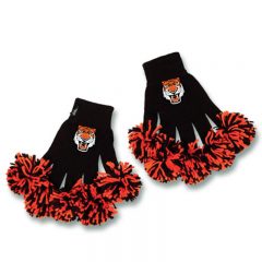 Spritz Fingers Knit Pom Pom Gloves - Main
