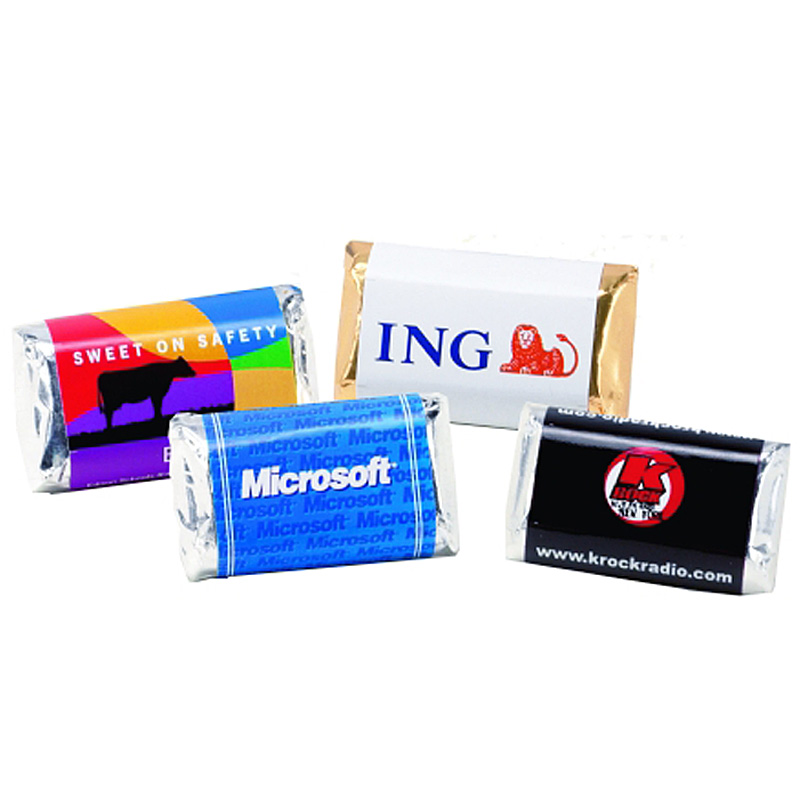Custom Wrapped Mini Hershey Bars - Group