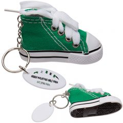 Gym Shoe Keytag - Green