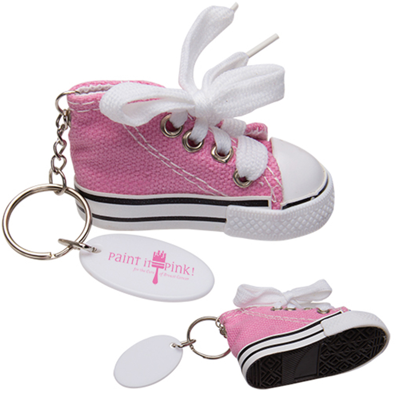 Gym Shoe Keytag - Pink