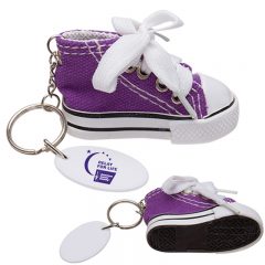 Gym Shoe Keytag - Purple