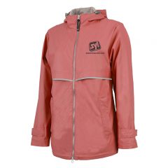 Ladies’ New Englander Rain Jacket - Coral Reflective