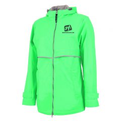 Ladies’ New Englander Rain Jacket - Mint Reflective