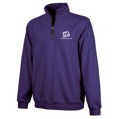 Crosswind Quarter Zip Sweatshirt - Purple
