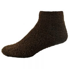Fuzzy Feet Socks - Brown