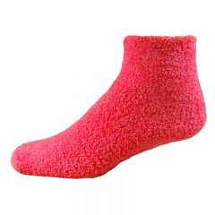 Fuzzy Feet Socks - Flourescent Pink