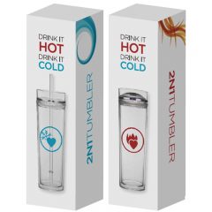 Tube Tumbler Hot and Cold Gift Set – 16 oz - Box