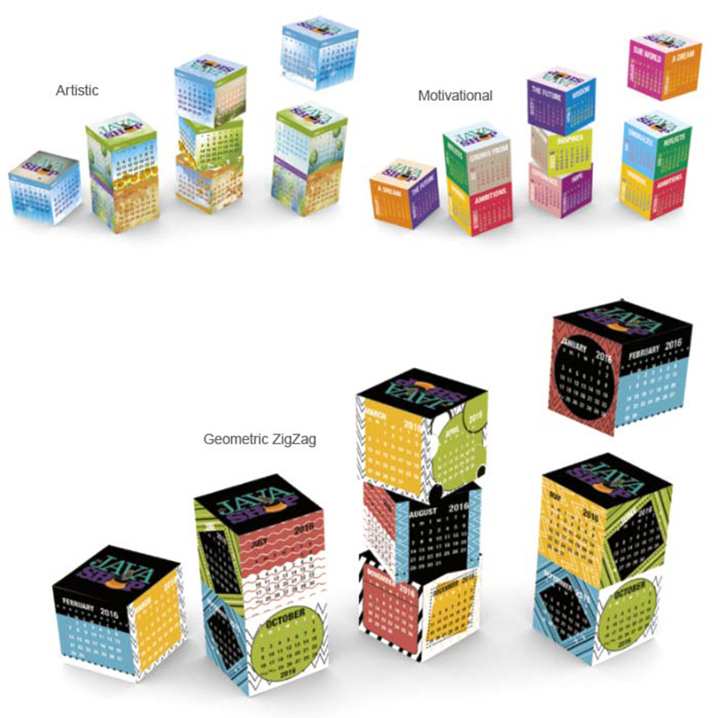 Touchpoint Magnetic Cube Calendars - Main