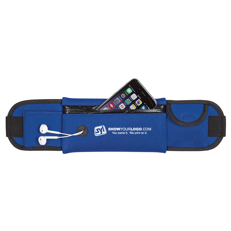 Neoprene Running Belt Fanny Pack - In Use