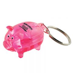 Mr. Piggy Keytag - Pink