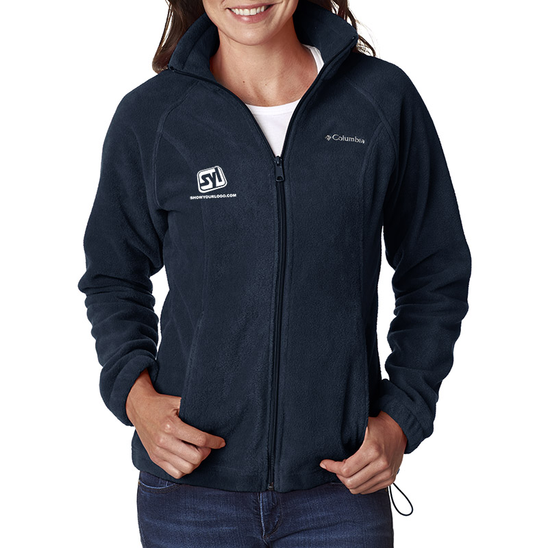 Ladies’ Columbia Benton Springs Full-Zip Fleece - Colum Navy