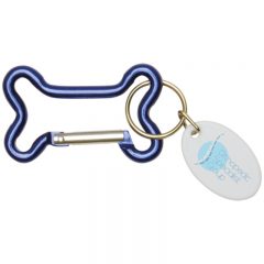 Dog Bone Carabiner - Blue