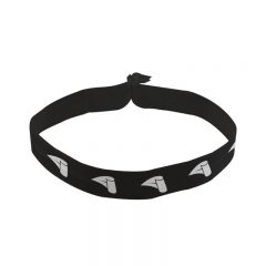 Fold-Over Elastic Headband – 3/4″ - Black