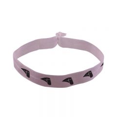 Fold-Over Elastic Headband – 3/4″ - Light Pink