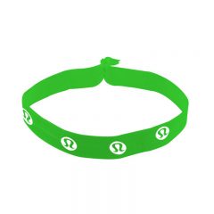 Fold-Over Elastic Headband – 3/4″ - Lime Green