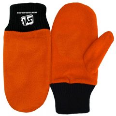 Fleece Mittens - Orange