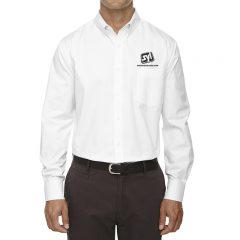 Core 365 Operate Long Sleeve Twill Shirt - White