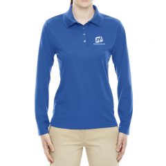 Ladies’ Core 365 Long Sleeve Performance Pique Polo - True Royal