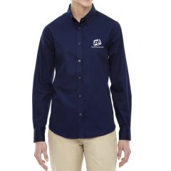 Ladies’ Core 365 Operate Long Sleeve Twill Shirt - Classic Navy