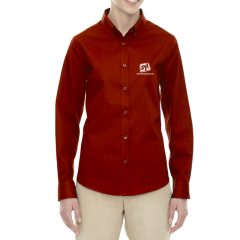 Ladies’ Core 365 Operate Long Sleeve Twill Shirt - Classic Red