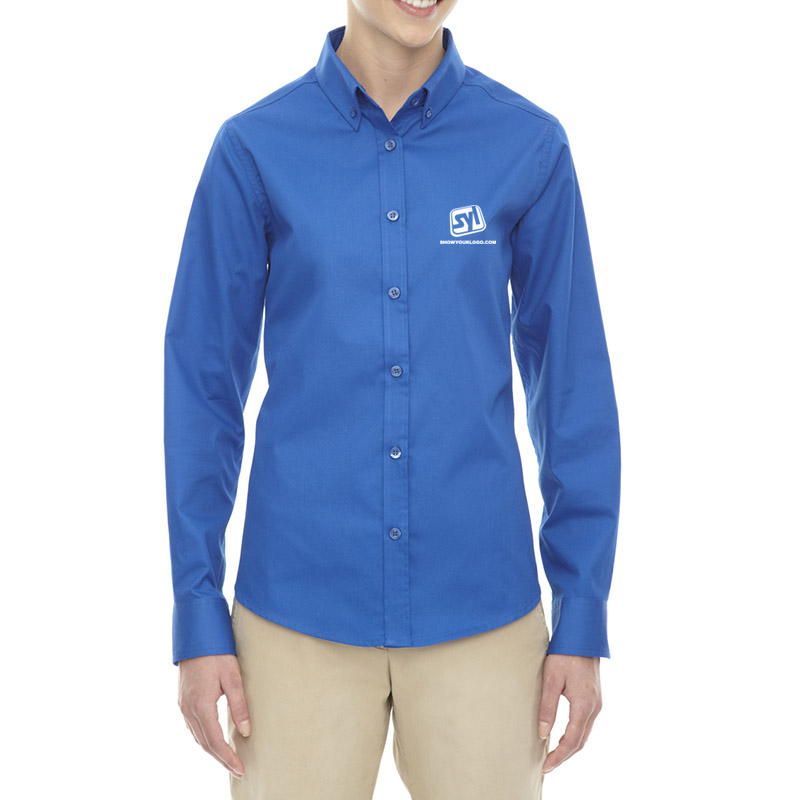 Ladies’ Core 365 Operate Long Sleeve Twill Shirt - True Royal
