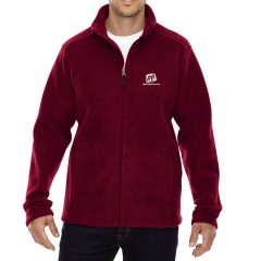 Core365 Men’s Journey Fleece Jacket - Classic Red