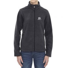 Ladies’ Core 365 Journey Fleece Jacket - Heather Charcoal
