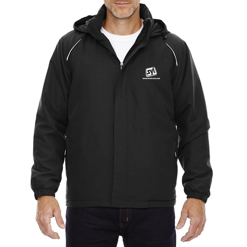 Core 365 Men’s Brisk Insulated Jacket - Black
