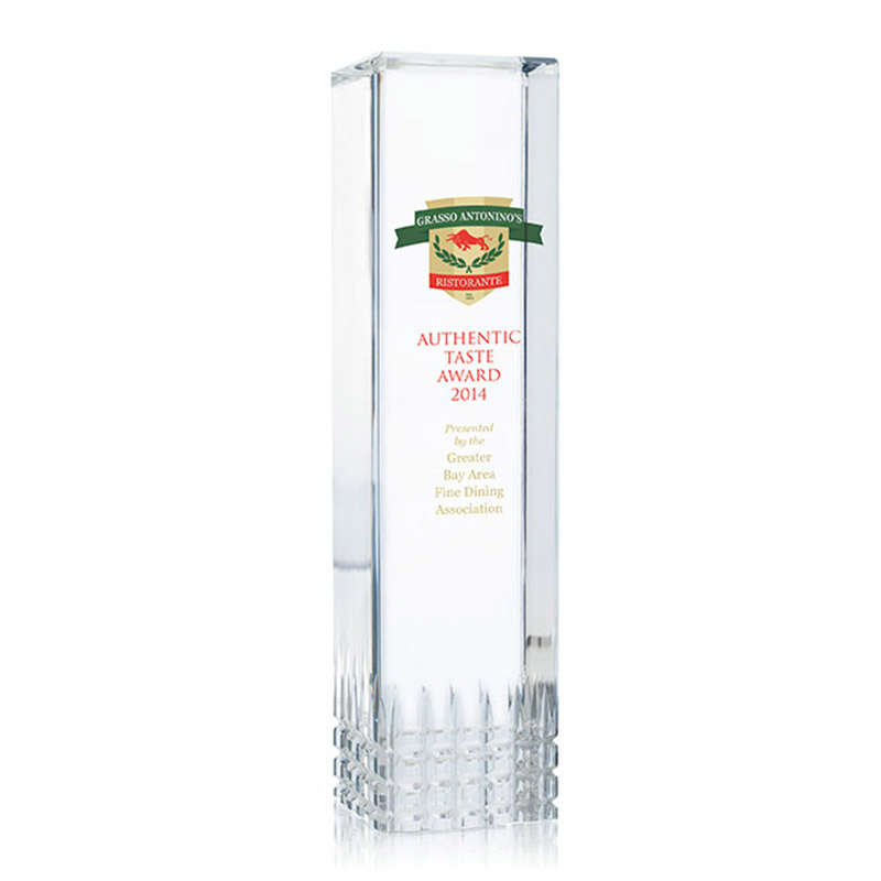 Luxe Acrylic Column Award - Clear