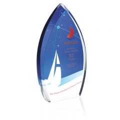 Enterprise Teardrop Award - Clear