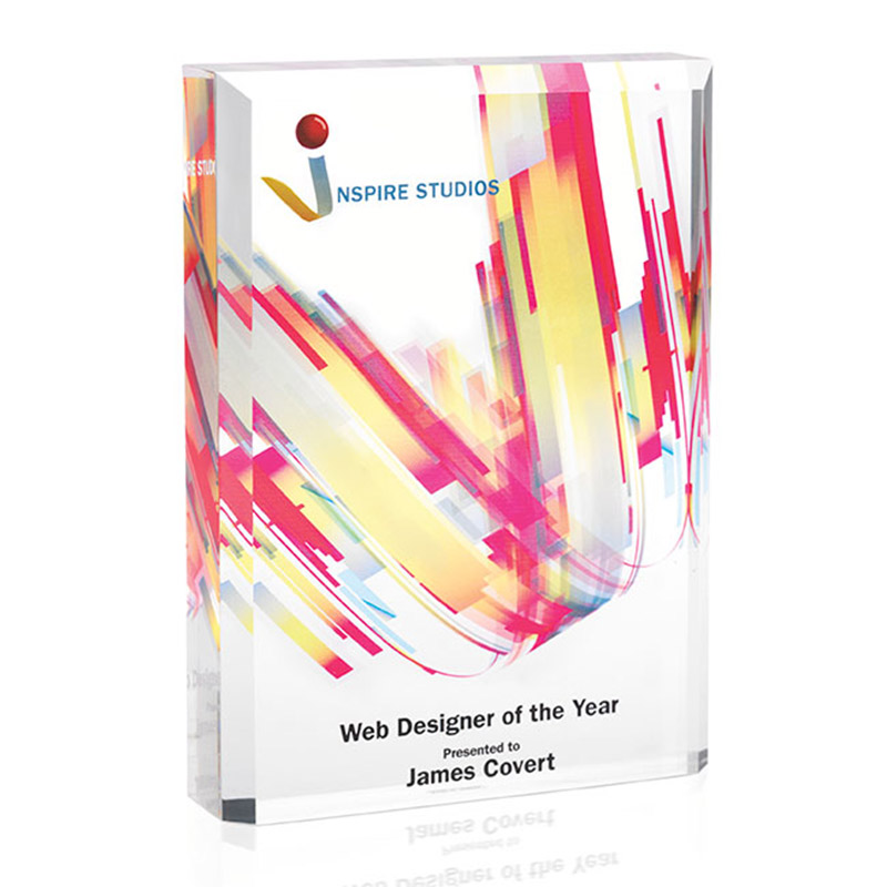 Acrylic Plaque Award - Clear
