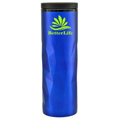 Tuscan Double Wall Travel Tumbler – 15 oz - Blue