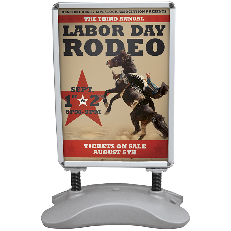 Outdoor Flex Sign with Ballast Base Kit - Main