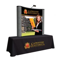 ARISE Curved Tabletop Display Kit – 6′ - Charcoal