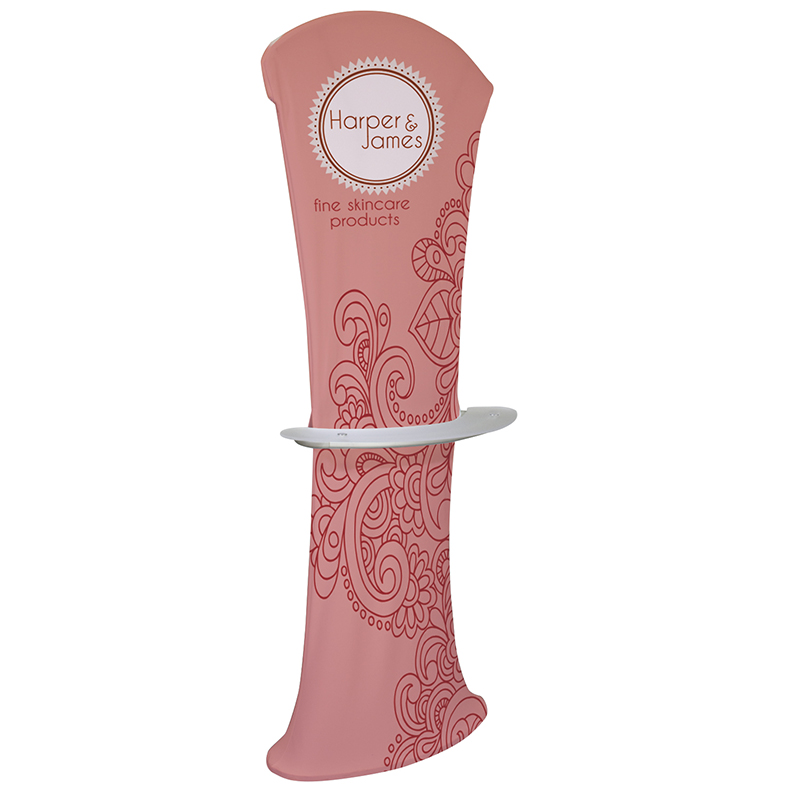 Oval Base Crescent Display Kit - Full Color Graphic
