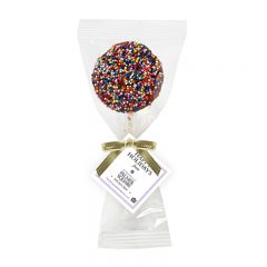 Chocolate Covered Oreo Pops - Milk Chocolate Rainbow Sprinkles