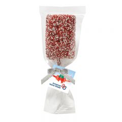 Chocolate Covered Crispy Pops - Corporate Colors Sprinkles