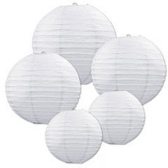 Paper Lantern Assortment - White