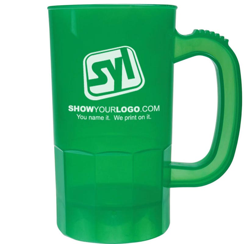 Plastic Mugs – 14 oz - Green