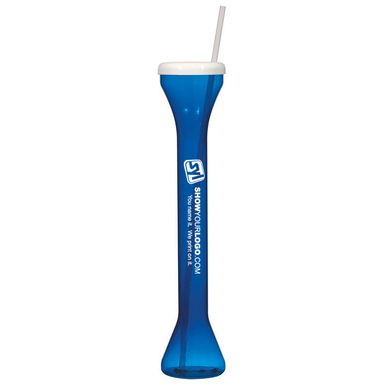 Yard Cup with Straw – 24 oz - Blue