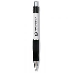 Papermate Breeze Ballpoint Pen with White Barrel - Black